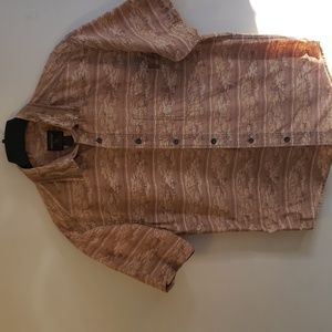 Woolrich mens button down short sleeve shirt like new